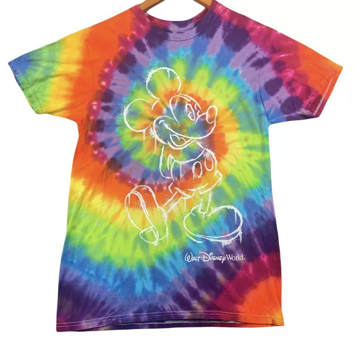 Disney / OVER DYE SS TEE（ミニー） Disney Womens T-Shirt Minnie Mouse Print Tie Dye (Tie Dye
