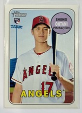 2018 Topps Heritage Shohei Ohtani High Number Rookie Card #600