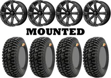Kit 4 GMZ Ivan IRONMAN Stewart Tires 32x9.5-14 on MSA M42 Bounty Matte Black POL