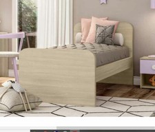 LETTO SINGOLO BIANCO FRASSINATO - OLMO