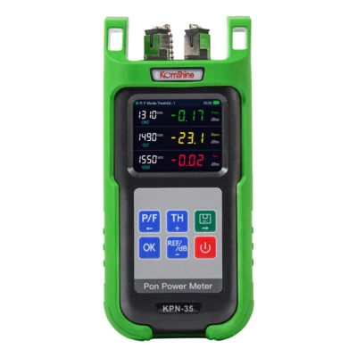 Komshine Optical Fiber PON Power Meter 1310/1490/1550nm PON Network Tester SC/PC