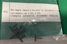 TECNOTREN 4121 Scala HO Due coppie cacciapietre e tubi lanciasabbia E632/E633