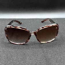 Nine West Women's Sunglasses, Brown and Clear Marbled Frame, Brown Lenses - NWOT