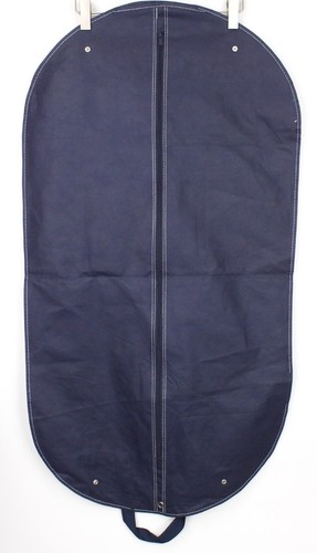 SUITSUPPLY Men Bag OS Navy Blue Logo Garment Clothes Storage Zip Dust