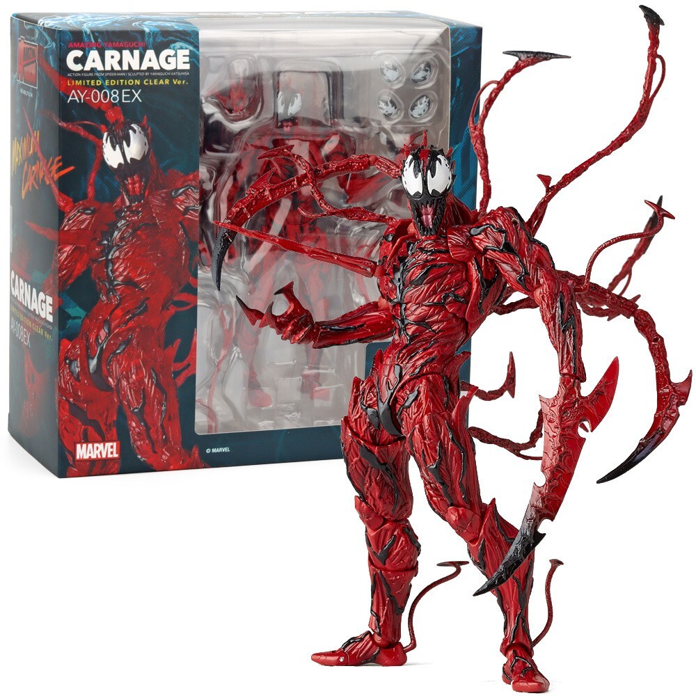 アメコミフィギュアセット Venom Carnage Venom Carnage Action Figure, Spider-Man, Joint Articulation