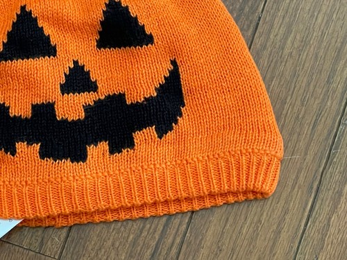 Nuevo Gymboree Niños Naranja Tejido Calabaza Jack O Linterna Sombrero Talla 2T 3T - Imagen 3 de 7