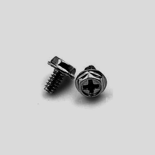 100 PCS Power Supply Screw Computer Case Screws Diy Kit Black Pci Slot - Afbeelding 7 van 12