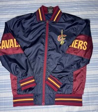 Cleveland Cavaliers Youth Full Zip Size L NBA Windbreaker Like Jacket