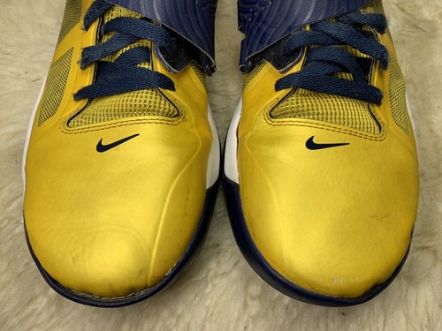 Nike ID Zoom IV 4 KD Kevin Durant Sz 11 532272-992 Yellow Sneakers - Picture 2 of 12