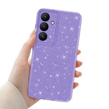 Funda Moda Mujeres para Samsung Galaxy S24 5G 6.2 Forro Carcasa Color Morado
