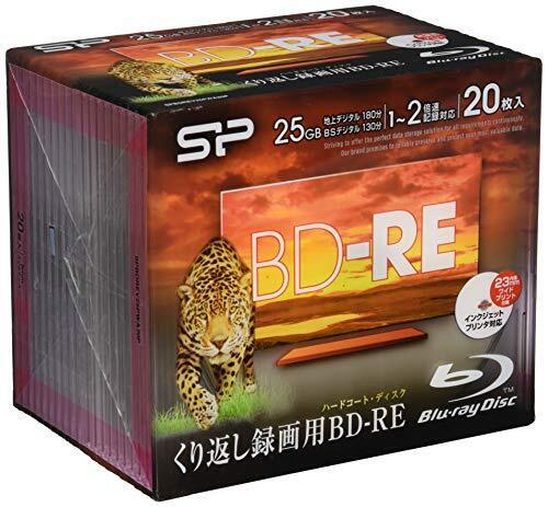 Silicon Power Repeated Recording Blu-ray BD-RE 25GB 1-2x Speed 20 Sheets NEW - Picture 1 of 4