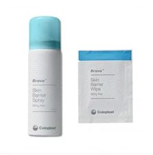 Coloplast Brava Skin Barrier Spray and Wipes