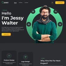 Freelance Designer Website Design with Free VPS Web Hosting and Installation