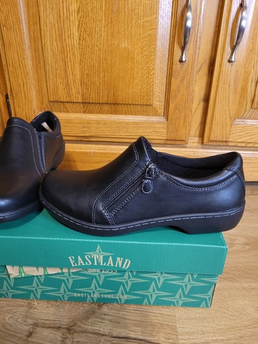 Eastland Womens Size 9 Black Vicky Style Slip On Shoes Comfortable Memory Foam - Picture 2 of 10