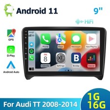 For Audi Tt Mk2 2008-2014 Carplay Android 11 Car Radio Gps Navi Stereo Bluetooth