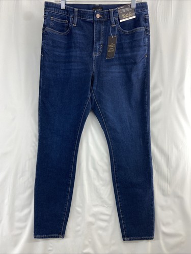 Bold Elements Women's Curvy Skinny Ankle Blue Jeans Size 14 High Rise NWT