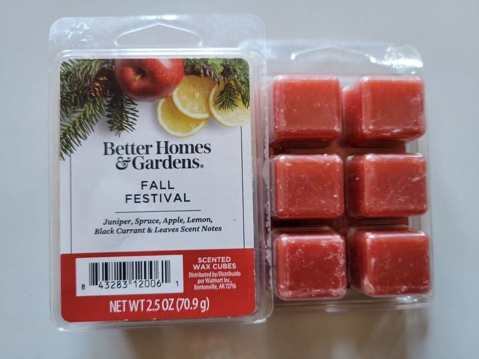NEW Better Homes & Gardens Scented Wax Cubes 2.5 Oz Pick Your Scent eBay