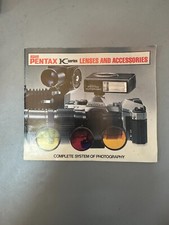 Original Instructions for Asahi Pentax K series Lenses & accessories (ENGLISH)