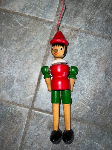 Vintage Wooden PINOCCHIO Figure 6 3/4" TAIWAN - Picture 3 of 9