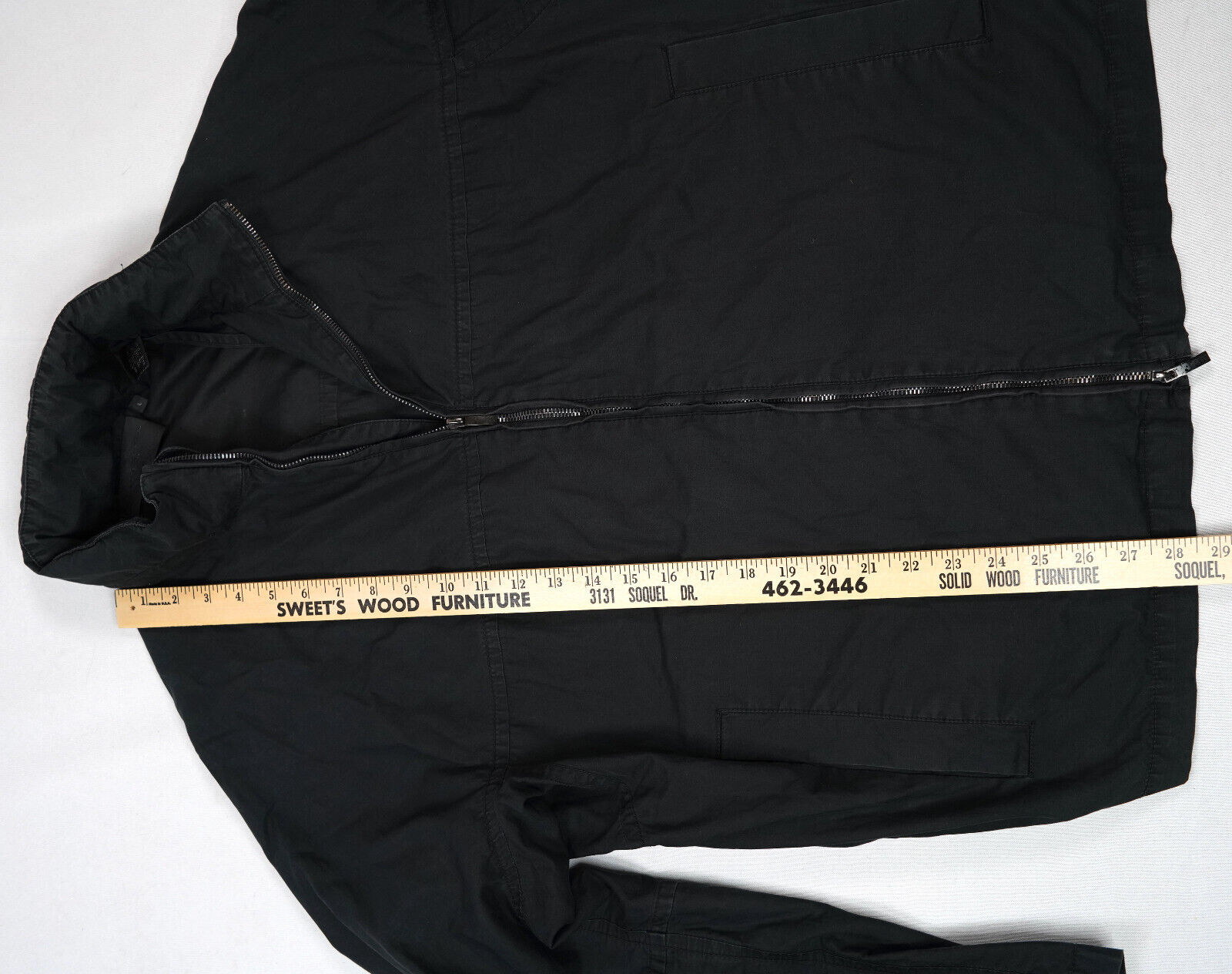 Donna Karan Wind Breaker Jacket Black Harrington … - image 4