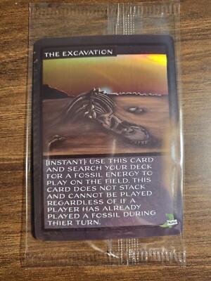 Pangaea TCG The Excavation Promo Holo Card Collect a con Dallas Fort Worth