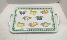Villeroy & Boch French Garden Fleurence Melamine Rectangular Serving Tray 19x11”