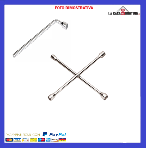 Kit Ruotino Di Scorta 17" Per Ford Kuga, Volvo XC40/XC60 - Con Cric, Chiave E Sacca - 135/90R17 - Foto 4