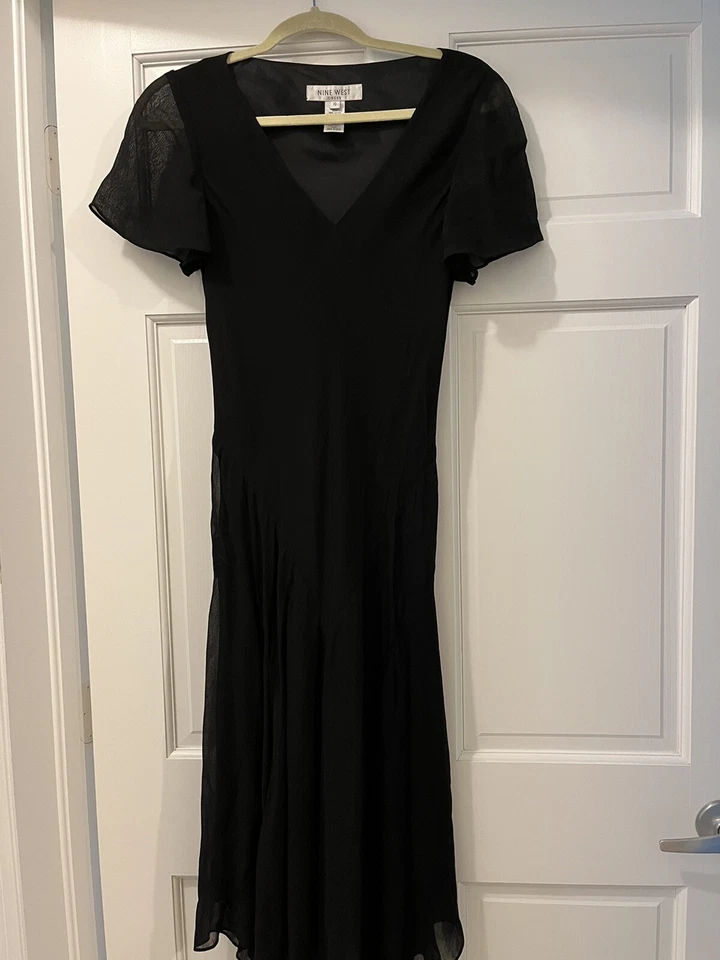 Nine west black midi dres - Image 2 of 4