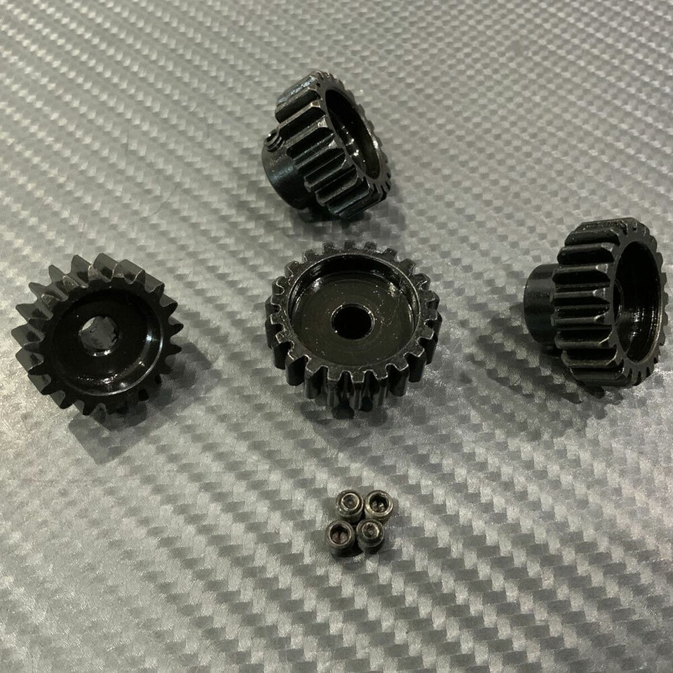 Set Pignoni Acciaio M1 Mod 1 Set Ingranaggi Pignone In Acciaio M1 Modulo 1 - Misure 13T, 15T, 17T, 19T, 21T, Per Arrma Kraton 6S 1:8 Pignoni Acciaio Per Arrma Kraton - Foto 7