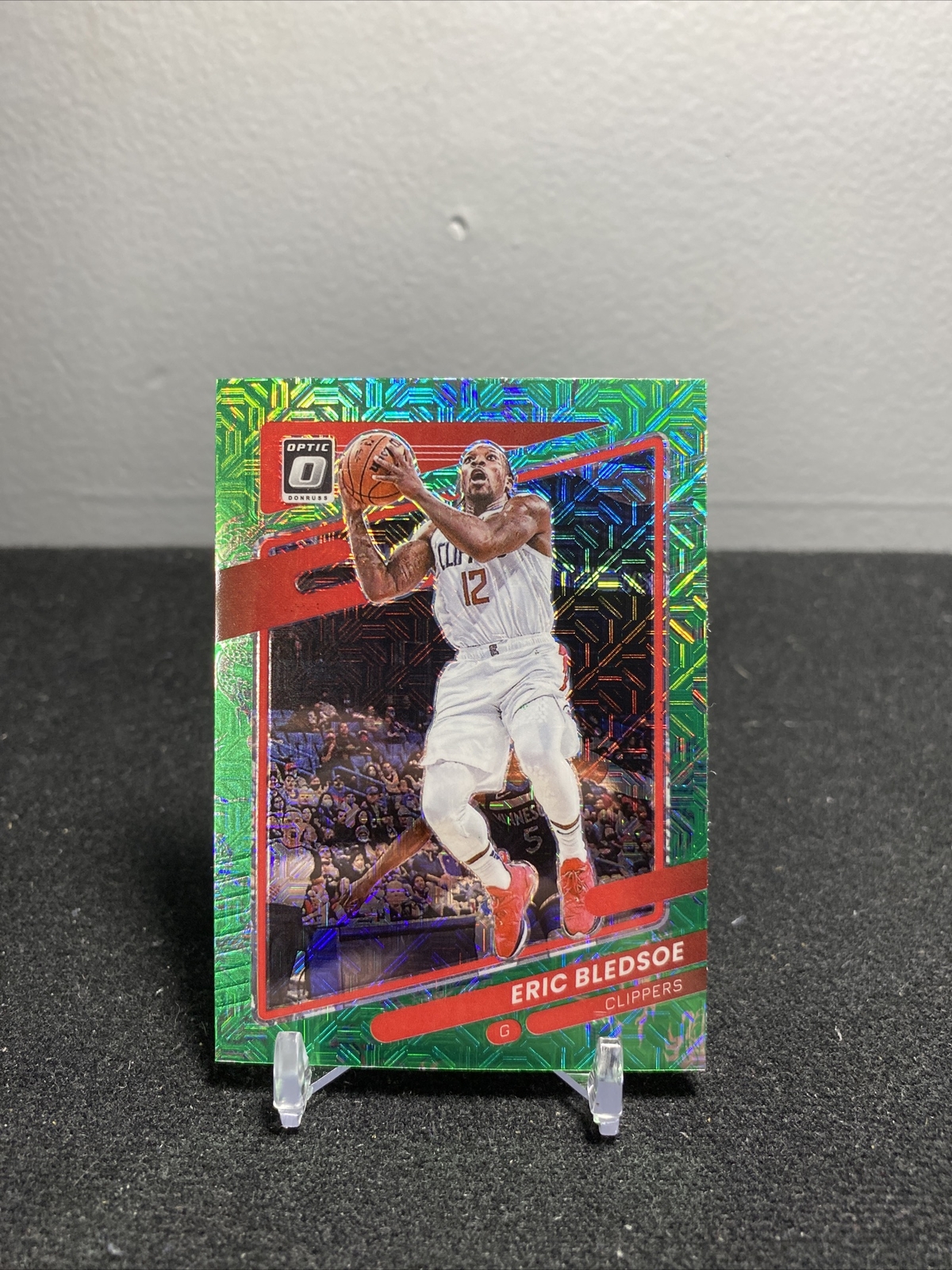 2021-22 Donruss Optic Choice Dragon Prizm #73 Eric Bledsoe Basketball Card