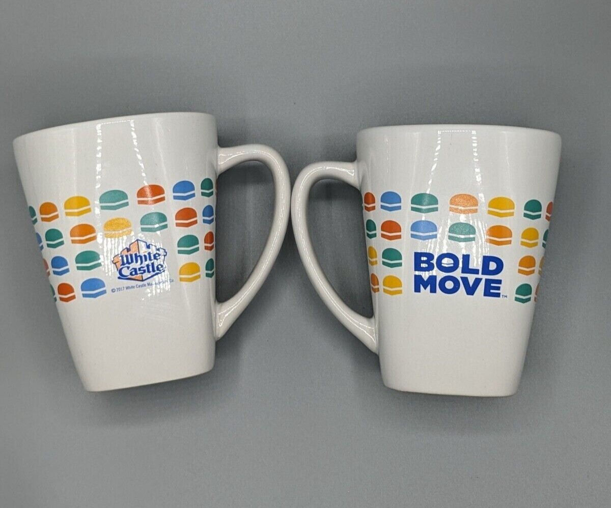 White Castle Coffee Drinking Mugs Bold Move 2017 Square Bottom Pre