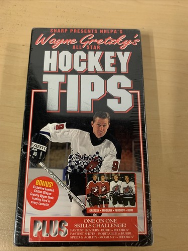 VHS Wayne Gretzky All-Star Hockey Tips Factory Sealed - Picture 2 of 10