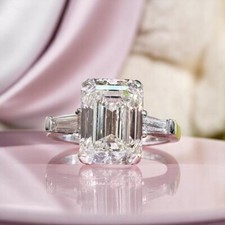 Goldring Hochzeit IGI-zertifiziert 3,50 kt im Labor gezüchteter Diamant im...