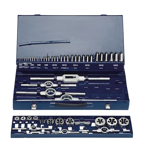 pro Gewindeschneider Gewinde-Schneidsatz Schneider  56-teilig M3-M20 metrisch