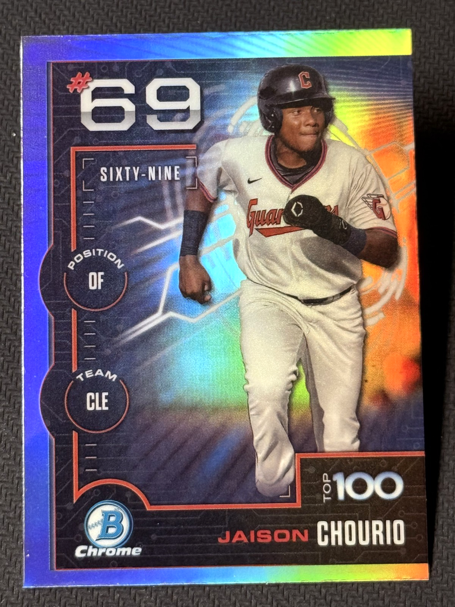 その他 topps bowman chrome JAY-Z refractor 2025 Bowman Chrome REFRACTOR TOP 100, #69 Jaison Chourio, Item 1