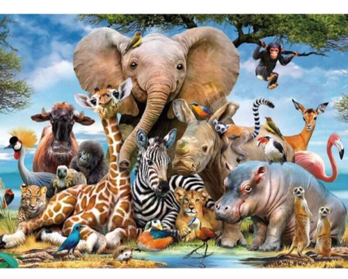 Little Tigger 1000 Piece Jigsaw Puzzle for Adults - Animal World - Imagen 1 de 2