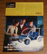 Rare Advertising AMD PC Processors - We Unleash Your Possibilities 2001