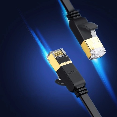 Netzwerkkabel LAN Ethernet RJ45 Cat 7 STP 10Gbps 10m Ugreen Schwarz - Photo 11/12