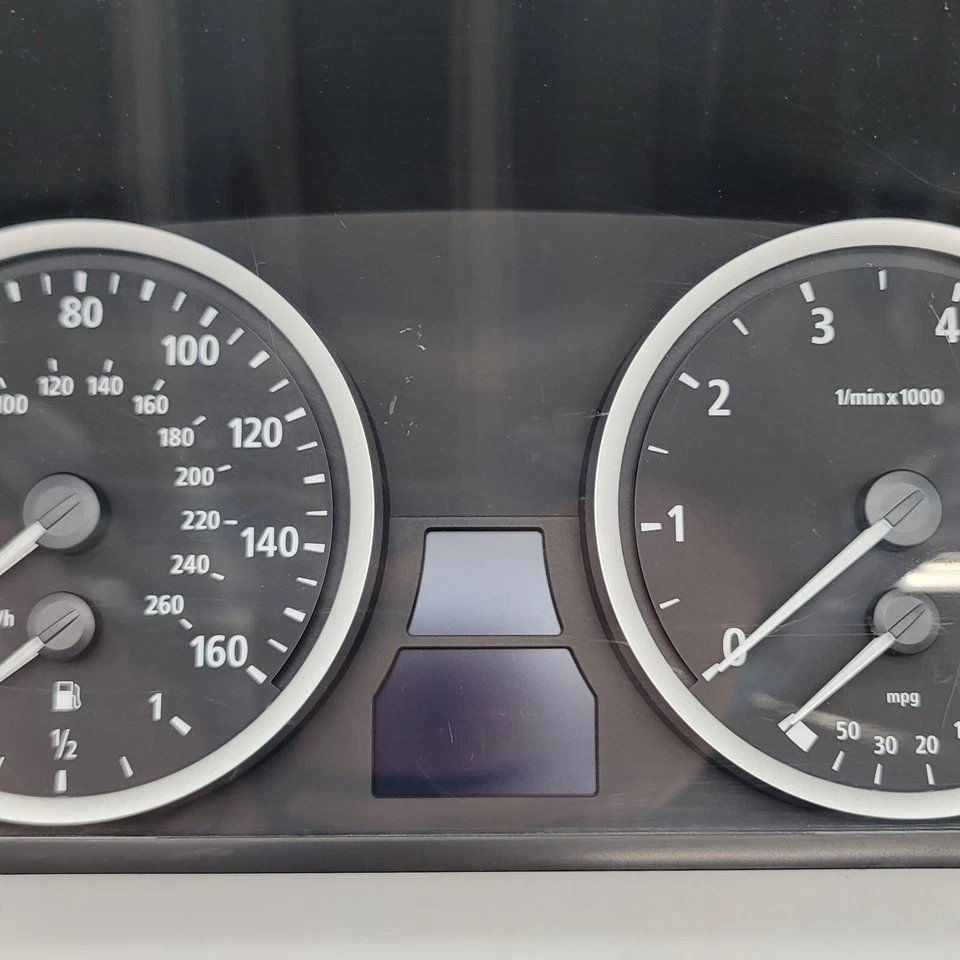 Cuadro de instrumentos velocímetro BMW 550I 2007 9135247 millas desconocidas OEM Foto 3 de 4