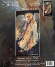 Candamar Designs Cross Stitch Kit Messenger of Love Angel 9x18  50916