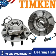 Pair of TIMKEN Front Wheel Hub & Bearing fits for Chevy 2007-2009 Silverado 2500