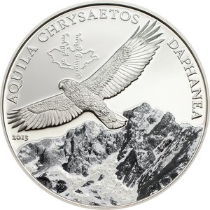 Details About Mongolia 2013 500 Togrog Mongolian Wildlife Golden Eagle 25g Silver Proof Coin