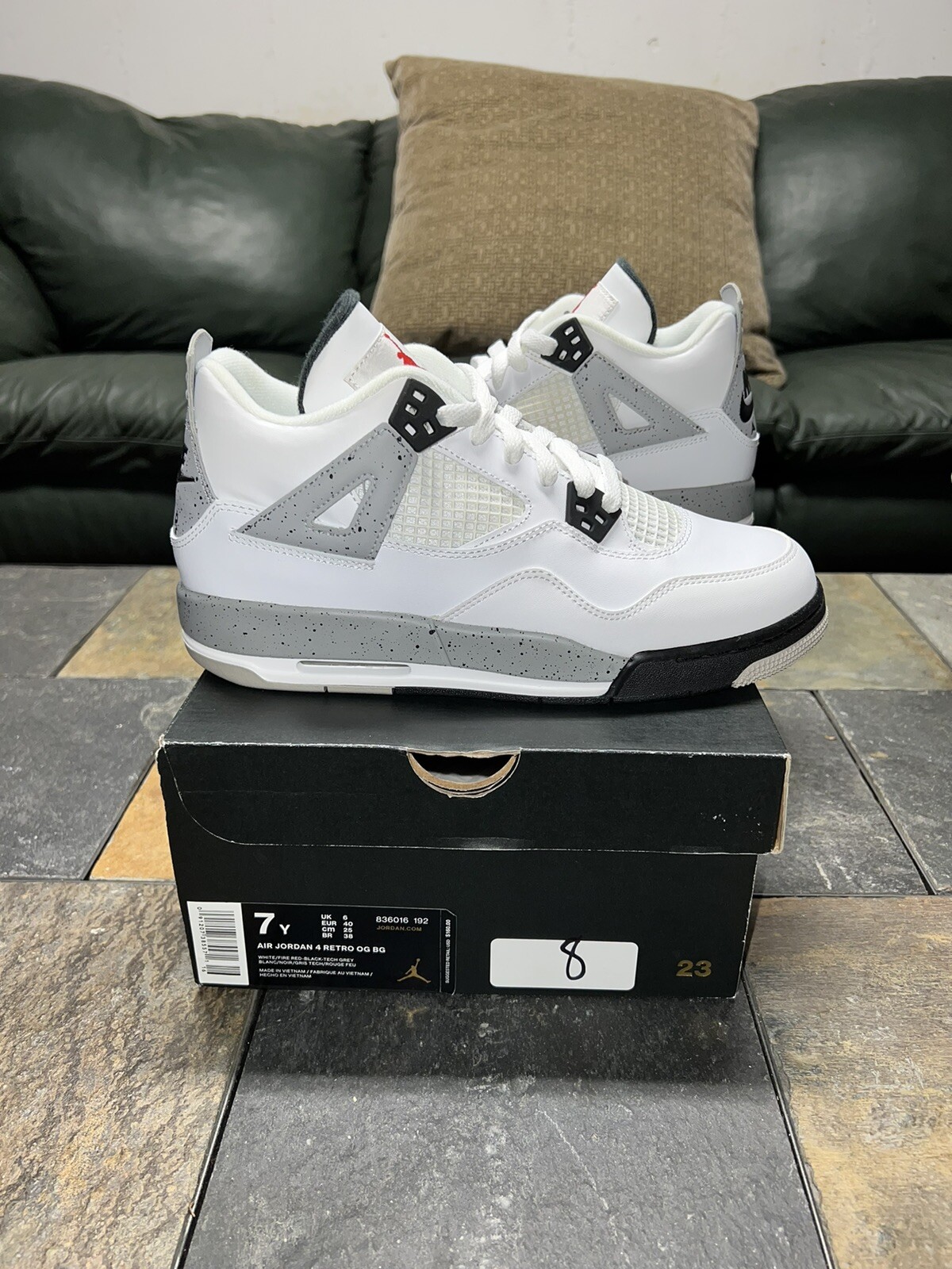 air jordan 4 retro og white cement 2016 | eBay