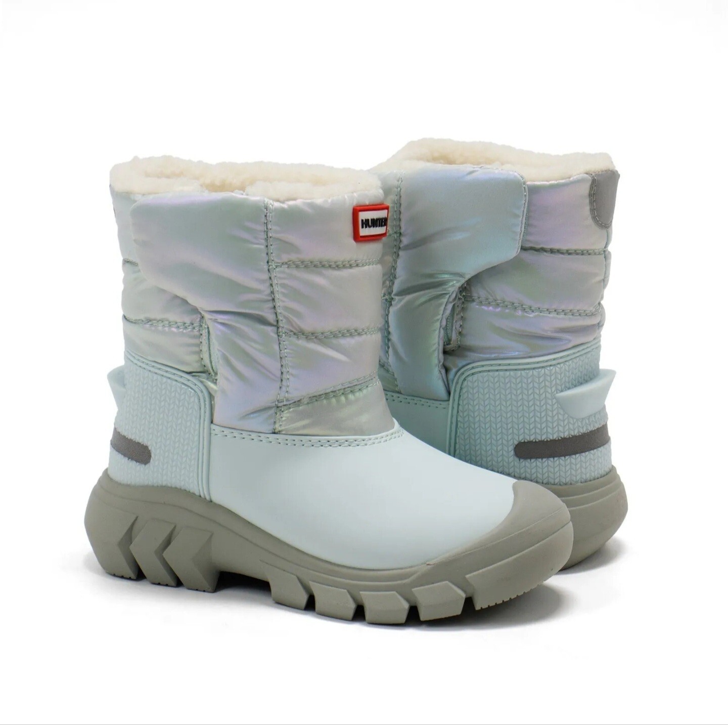 Hunter Kids Boys Girls Intrepid Insulated Nebula Vegan Snow Boots B3 G4