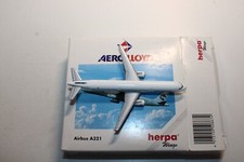 Herpa Wings 1:500 Flugzeug 508674 Airbus A321 der AERO LLOYD OVP defekt Bastler