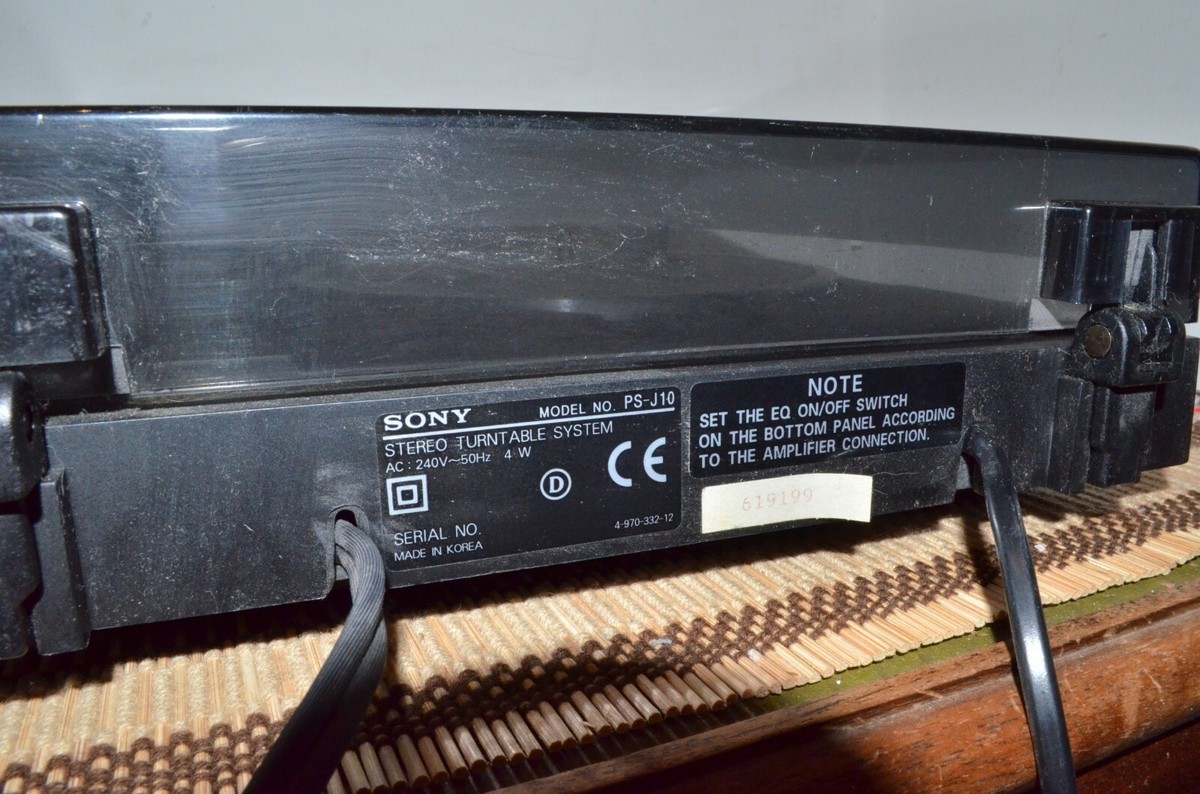 SONY PS-J10 Vinyl Record Player | eBay SONY PS-J10 Vinyl Record Player | eBay
