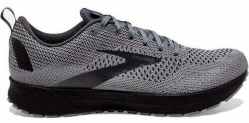 Men’s Size 11.5 - Brooks Revel 4 Grey Black /Pearl Sneaker/ Running Shoe Brooks Revel 4 Review - Running Northwest main image 4