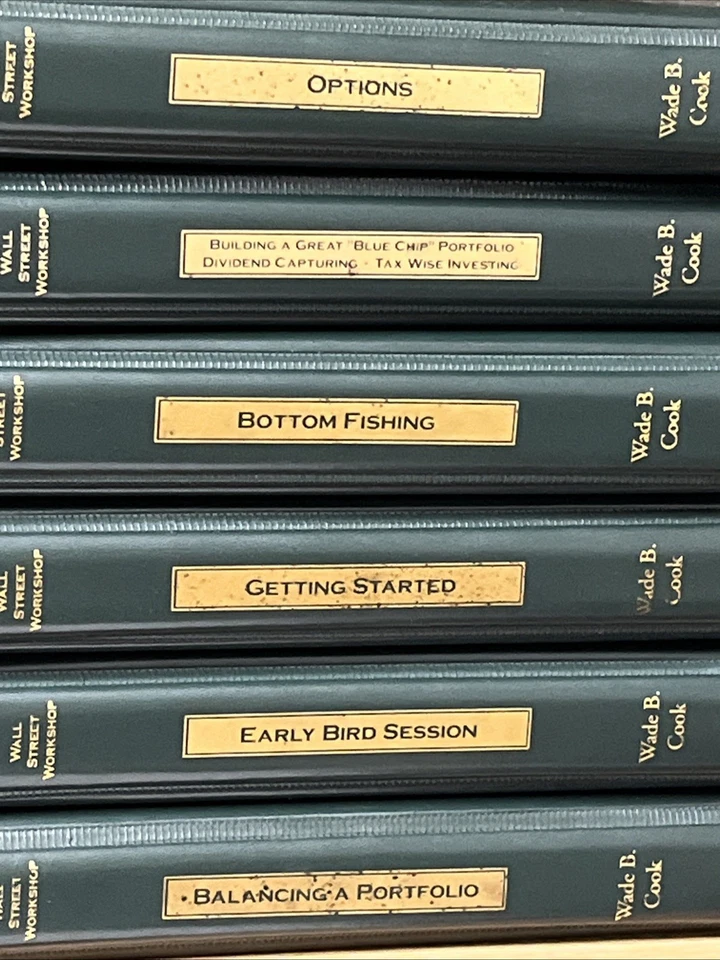 Wade Cook Wall Street Investing Workshop ENTIRE 6 Set VHS Cassette And Workbook - Image 2 of 4
