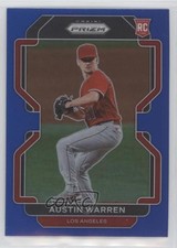 2022 Panini Prizm Tier II Blue Prizm Austin Warren #187 1n0