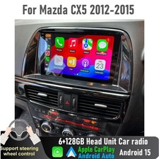 9'' Wireless CarPlay 6/128GB Head Unit Car radio For Mazda CX5 2012-2015